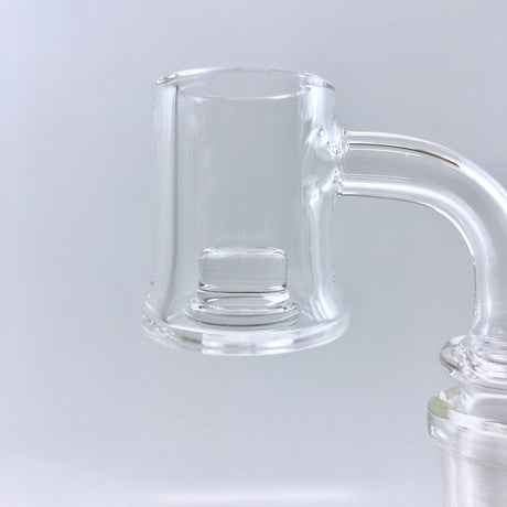 AFM Quartz Glass Banger Insert - Clear, Thick-walled Design for Durability, Close-up View