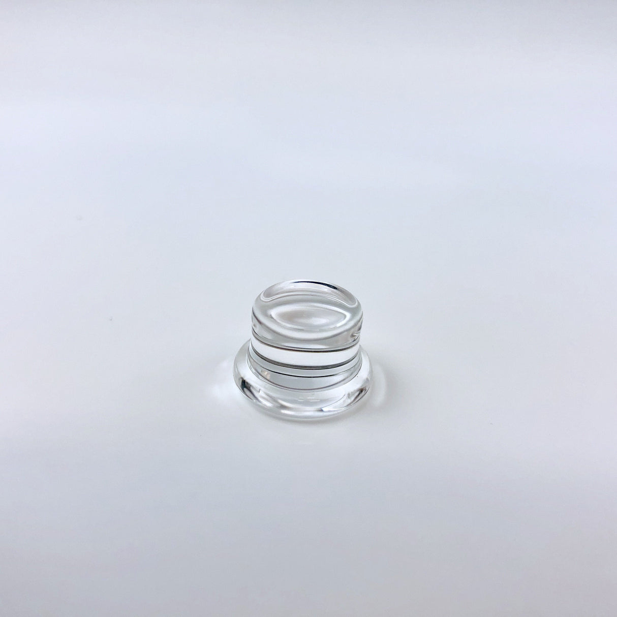 AFM Quartz Glass Banger Insert for Dab Rigs - Clear, High-Quality Top View