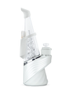 Puffco Peak Pro Travel Pack in Pearl, silicone accessories for vaporizers, angled view