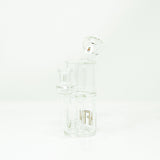 AFM 5.5" Power Can Mini Dab Rig with Color Accents and Recycler Design - Front View