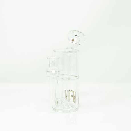 AFM 5.5" Power Can Mini Dab Rig with Color Accents and Recycler Design - Front View