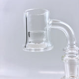 AFM Quartz Glass Banger Insert for Dab Rigs, Clear Close-up Side View