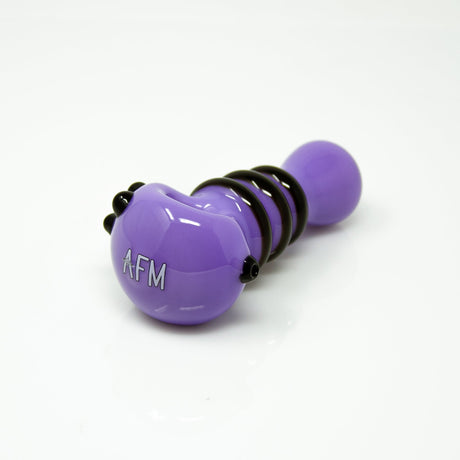 AFM 4.5" Tiger Stripe Color Hand Pipe with Deep Bowl - Angled Side View