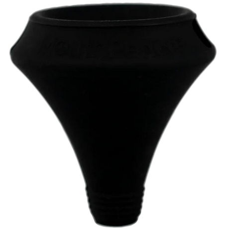 MAV Glass - Moose Labs Mouthpiece in Black - Front View for Pipes