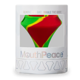 MAV Glass Moose Labs Mouthpiece in Rasta Colors - Front View in Packaging