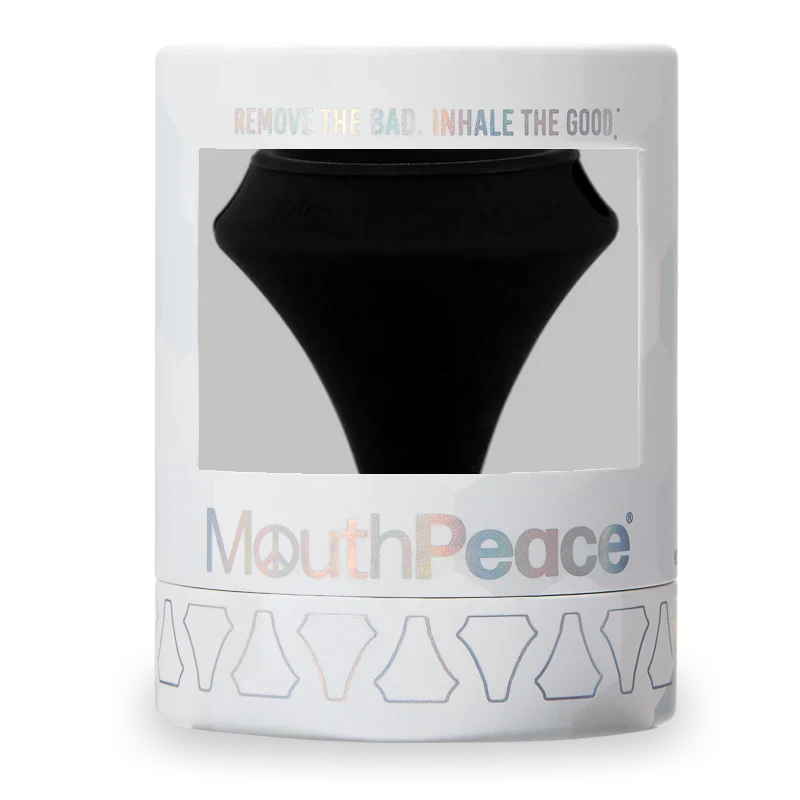 MAV Glass Moose Labs Mouthpiece in packaging, front view, for sanitary pipe sharing