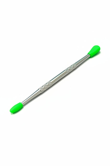 Double-sided dab tool metal handle detail