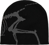 Fossil Skull Beanie (Black)