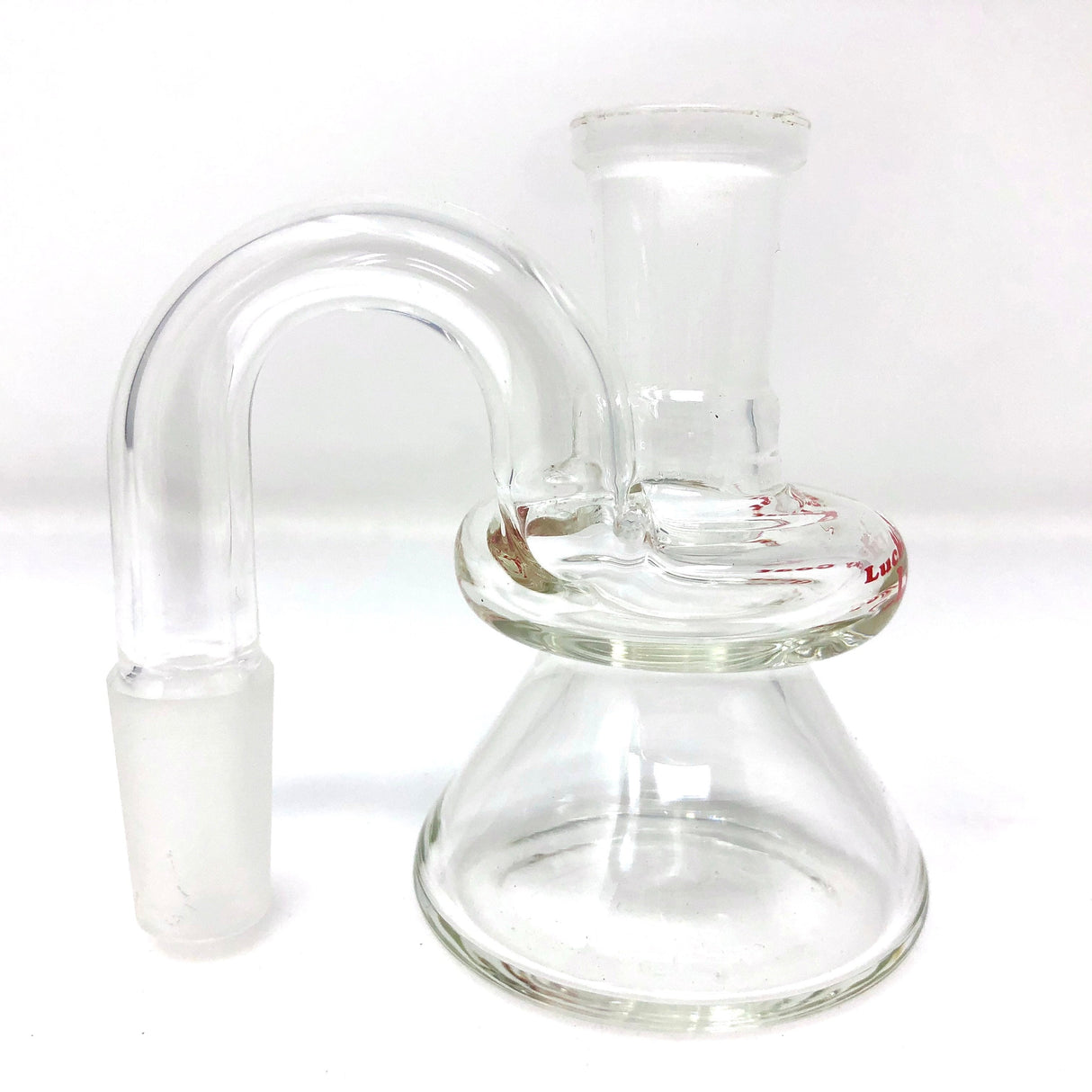 Lucky Goat Clear Glass 3″ Dry Ash Catcher