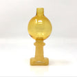 AFM Double Color Bubble Airflow Carb Cap in Amber, Front View on White Background