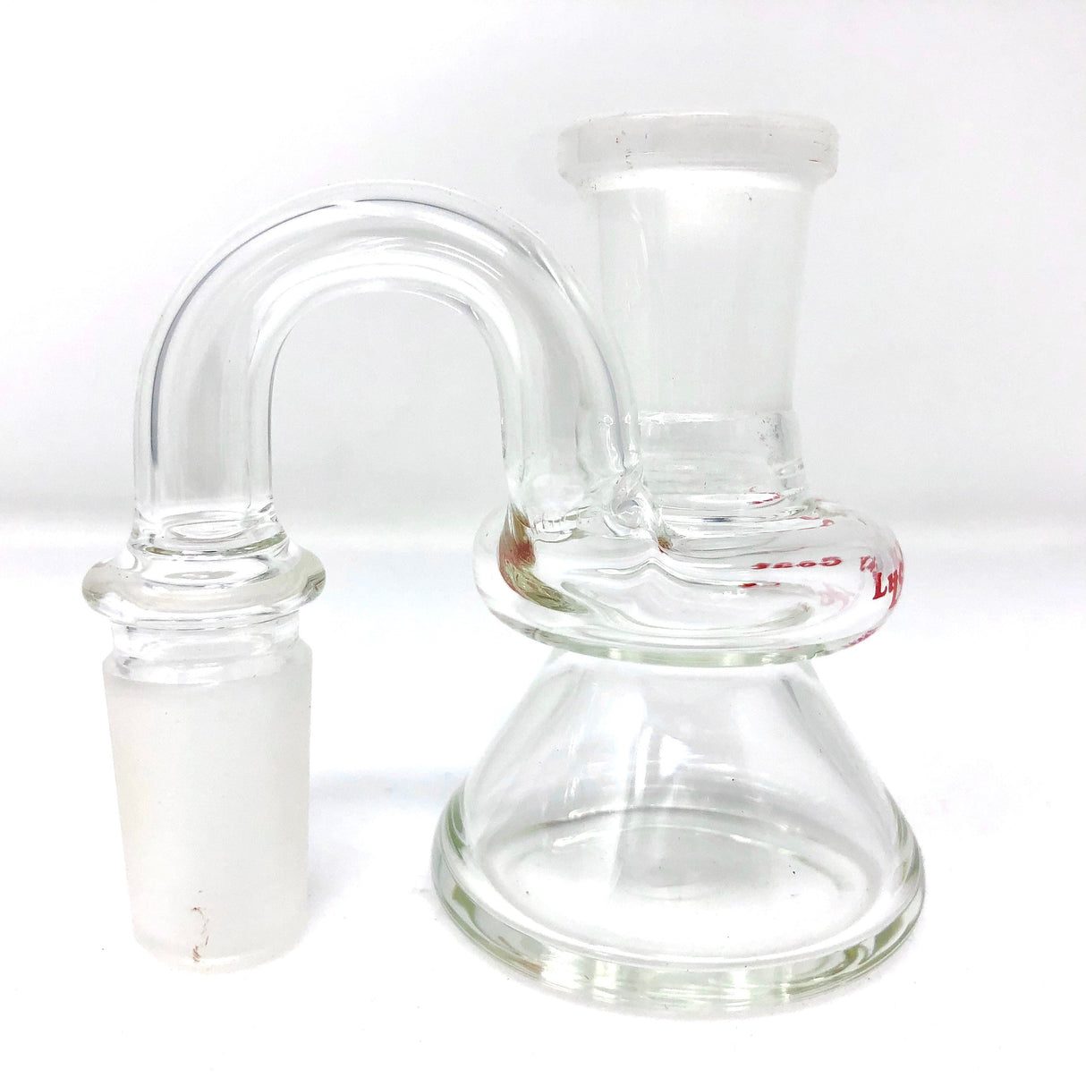 AFM 3" Lucky Goat Clear Glass Dry Ash-Catcher 14mm with Seamless Design