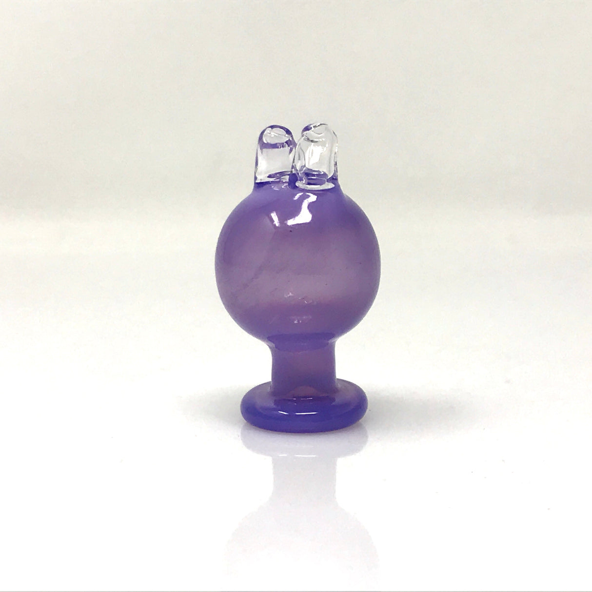 AFM Double Side Spinner Directional Carb Cap in Purple - Front View on White Background