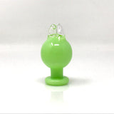 AFM Double Side Spinner Directional Carb Cap in vibrant green, front view on white background