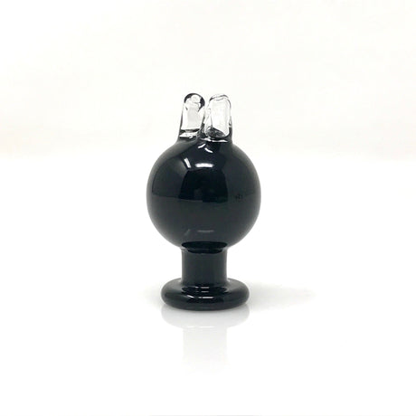 AFM Double Side Spinner Directional Carb Cap in black for dab rigs, front view on white background