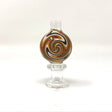 AFM Clear Airflow Reversal Carb Cap with Swirl Design - Front View