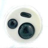 AFM 25mm Galaxy Terp Slurper Marble Pill Set with Dichro Marbles, Top View