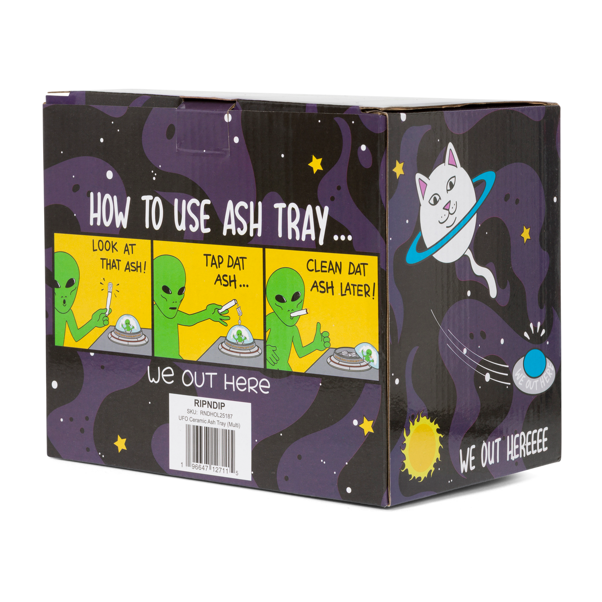 UFO Ceramic Ashtray (Multi)