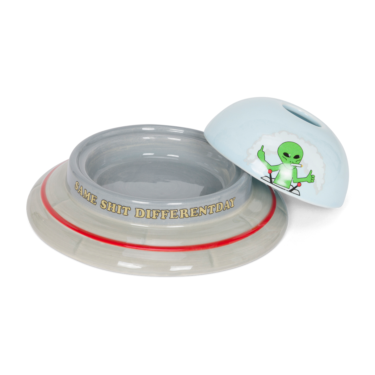 UFO Ceramic Ashtray (Multi)