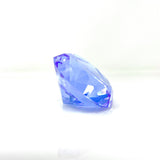 AFM Diamond Spinner Cap in vibrant blue, borosilicate glass, angled view on white background