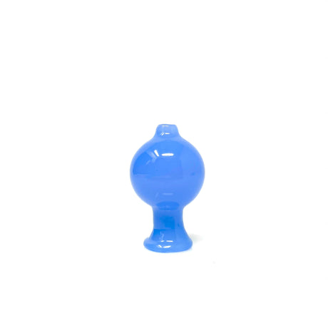 AFM Mini Full Color Carb Cap in vibrant blue, front view on a seamless white background