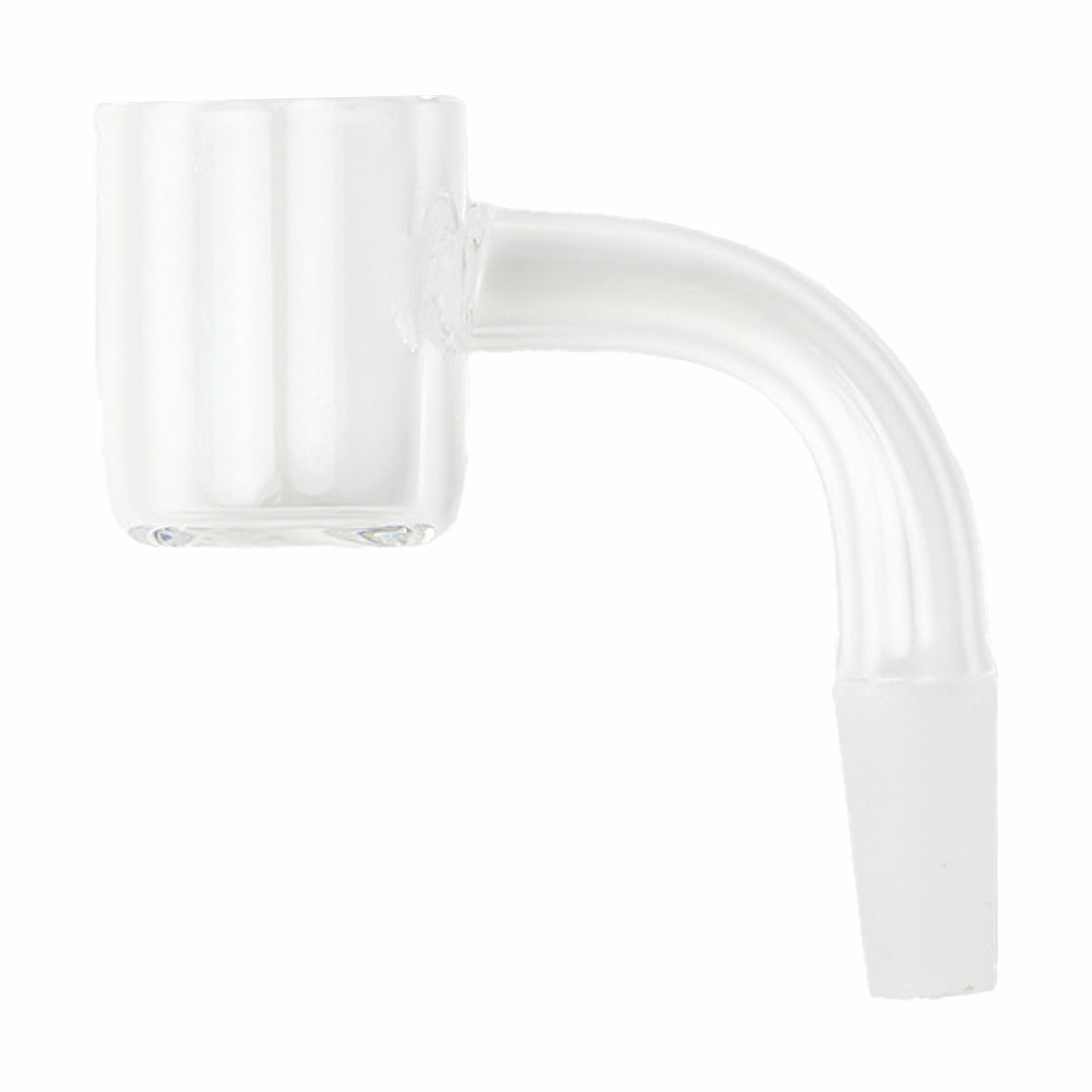 MJ Arsenal Dregg 2.0 Mini Rig Quartz Banger - Side View on Seamless White