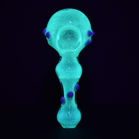 Inner Illumination Glow In The Dark Spoon Pipe | 4.5" | Colors Vary