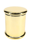 Large Colored Glass Jar – 4″ H × 3½″