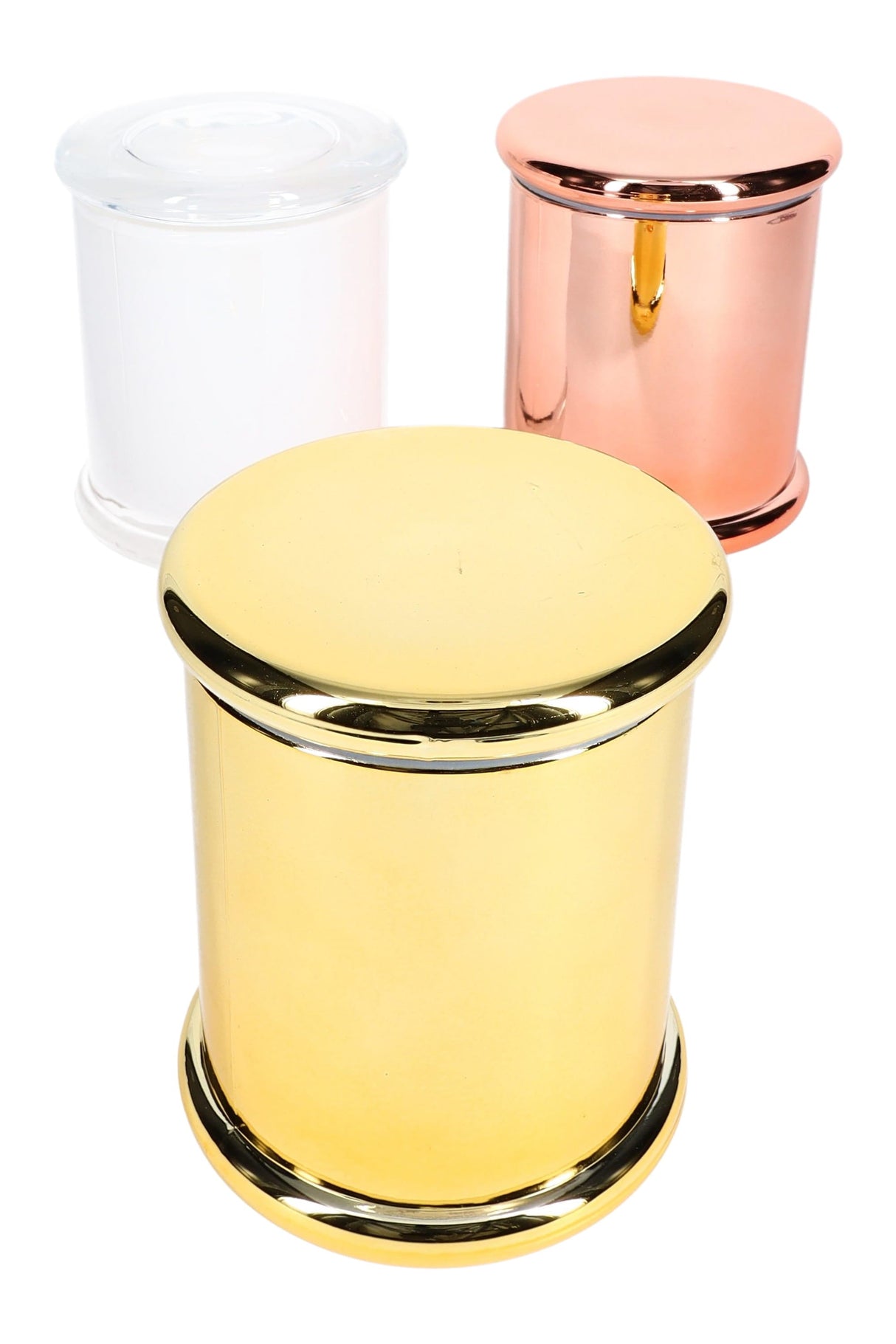 X-Large Colored Glass Jar – 4.75″ H × 4″