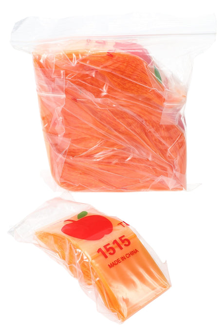 Apple Bags Mini Zip Baggies – 1 1/2″ × 1 1/2″ – 1000 Pack