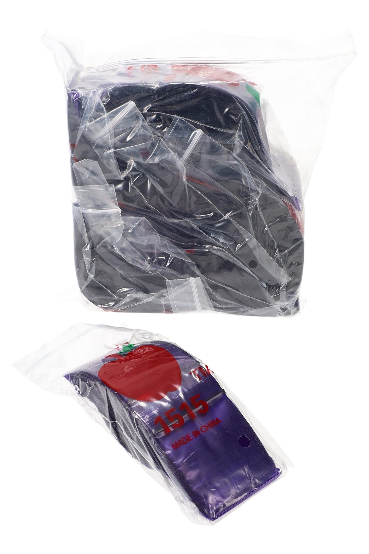Apple Bags Mini Zip Baggies – 1 1/2″ × 1 1/2″ – 1000 Pack