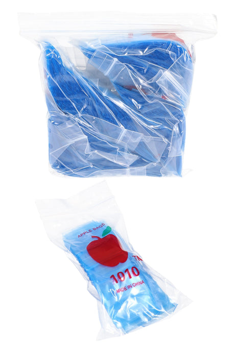 Apple Bags Mini Zip Baggies – 1″ × 1″ – 1000 Pack