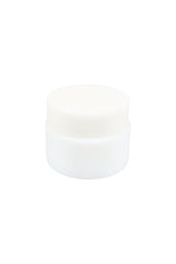 White Glass Wax Jar – Screw-Top Lid
