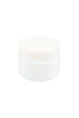 White Glass Wax Jar – Screw-Top Lid