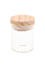 Glass Jar – Bamboo Pop-Top Lid – 3 Sizes