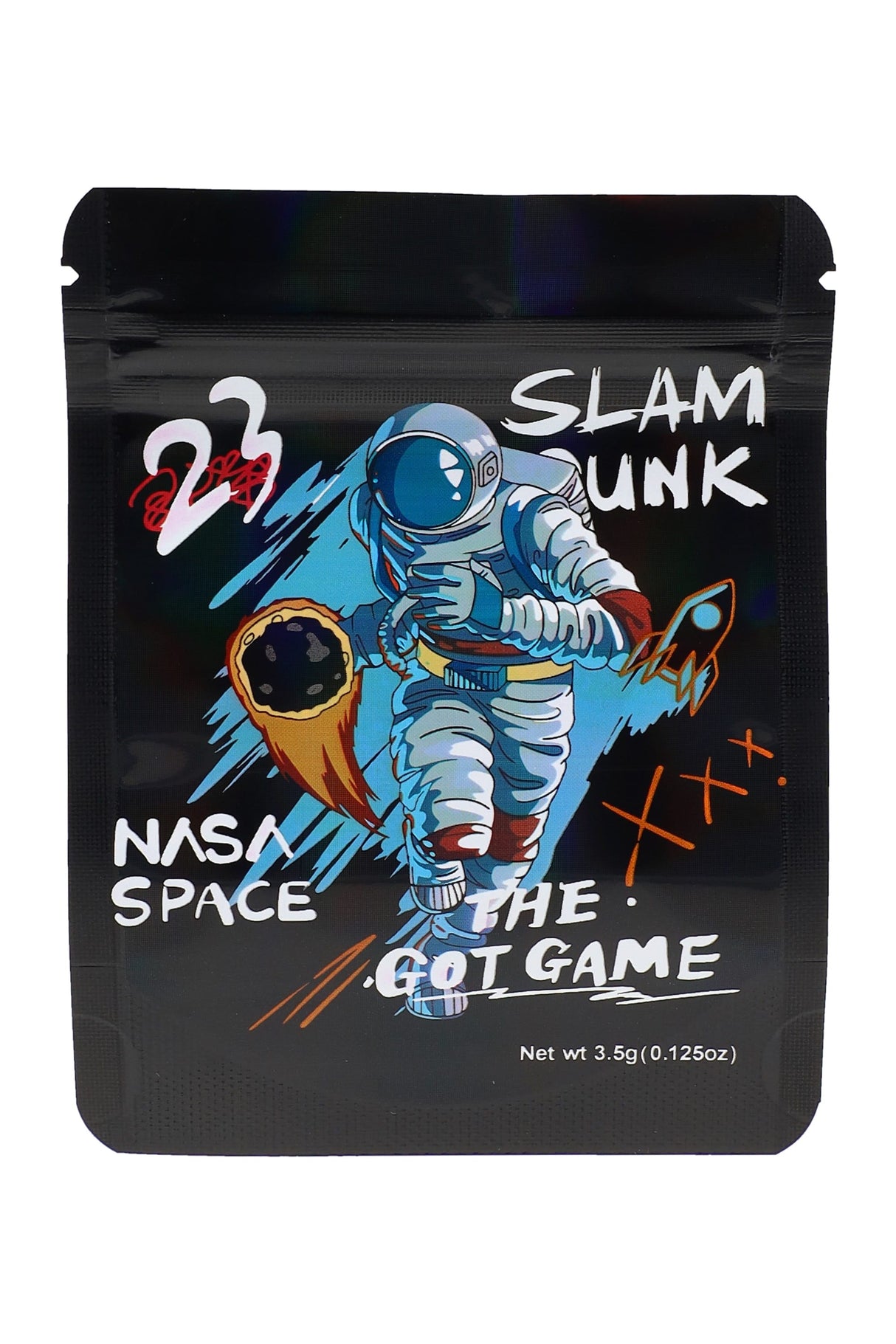 Mylar ⅛ oz Bags – Astronaut Designs – 50 Pack – Choose Style