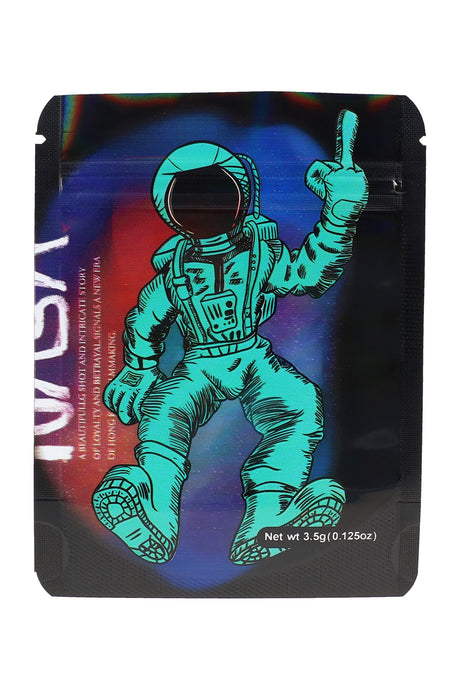 Mylar ⅛ oz Bags – Astronaut Designs – 50 Pack – Choose Style