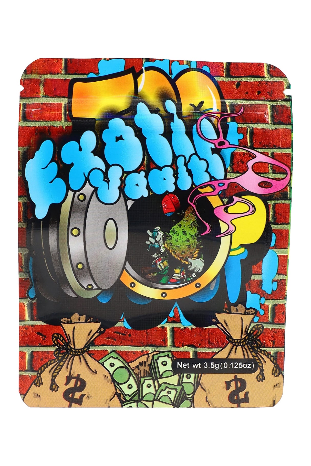 Printed Mylar 3.5 g Bags “Money Moves” – Choose Design – 50-Pack