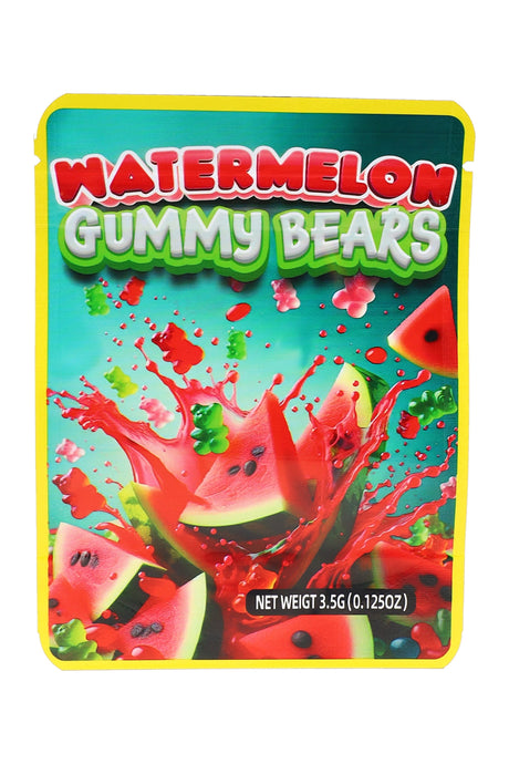 Printed Mylar 3.5 g Bags “Sugary Treats” – Choose Design – 50-Pack