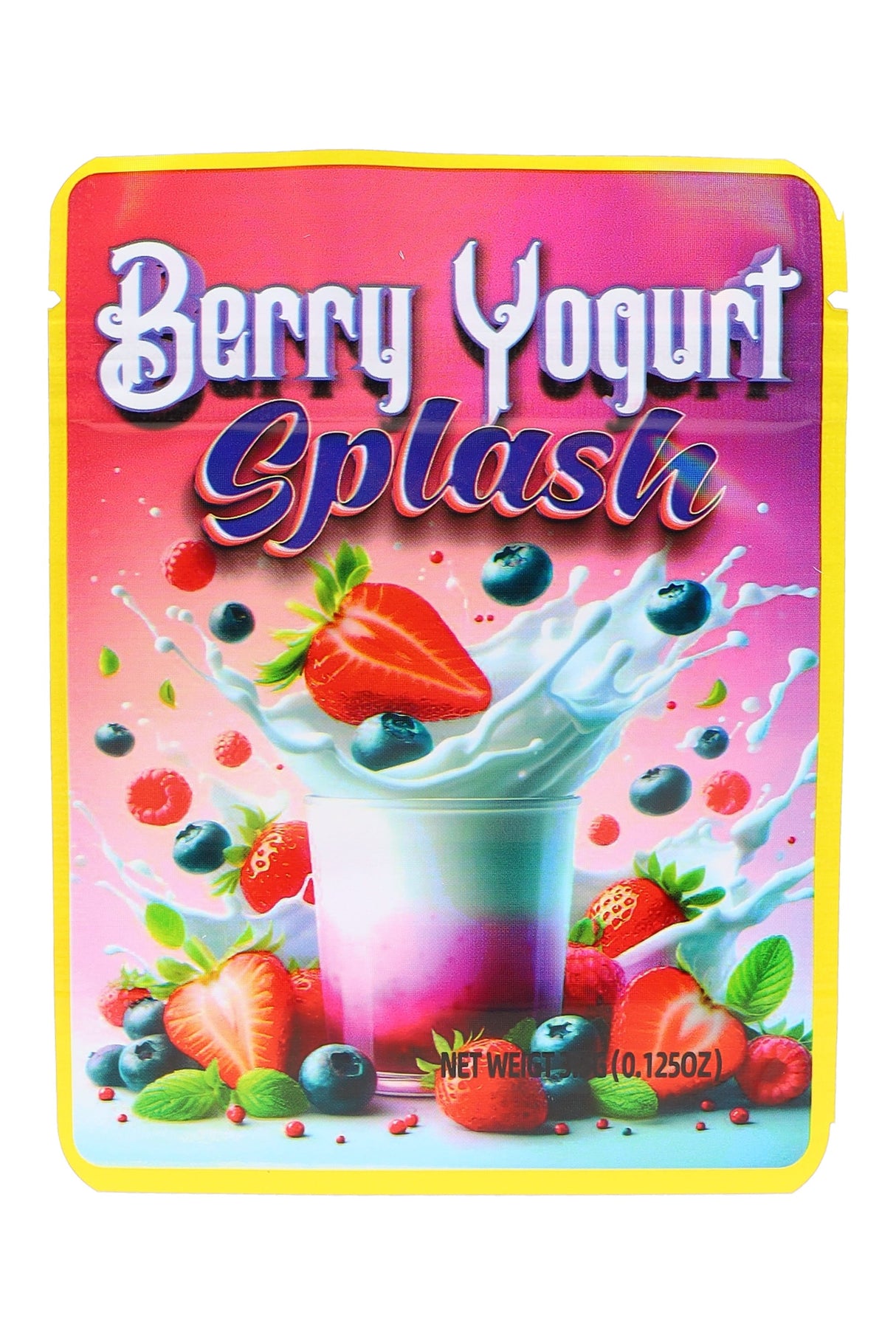Printed Mylar 3.5 g Bags “Sugary Treats” – Choose Design – 50-Pack
