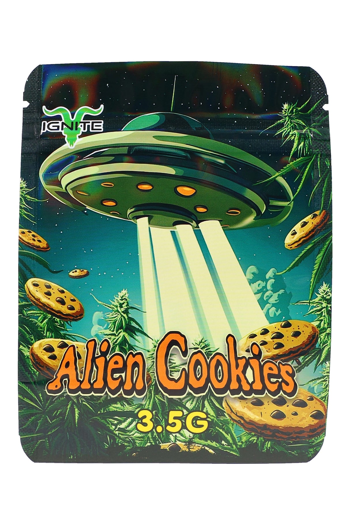 Mylar ⅛ oz Bags – Strain Art – 50 Pack – Choose Style