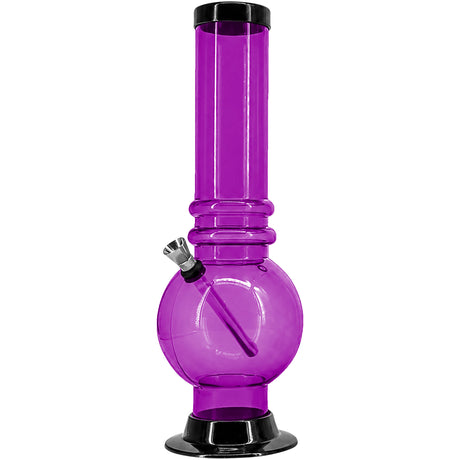 JM Enterprises 12-15" Acrylic Bubble Base Bong - Multiple Colors