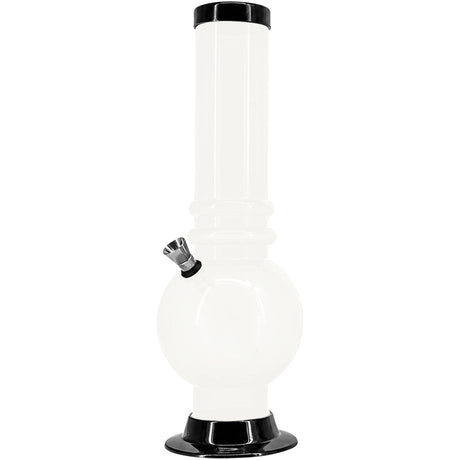 JM Enterprises 12-15" Acrylic Bubble Base Bong - Multiple Colors