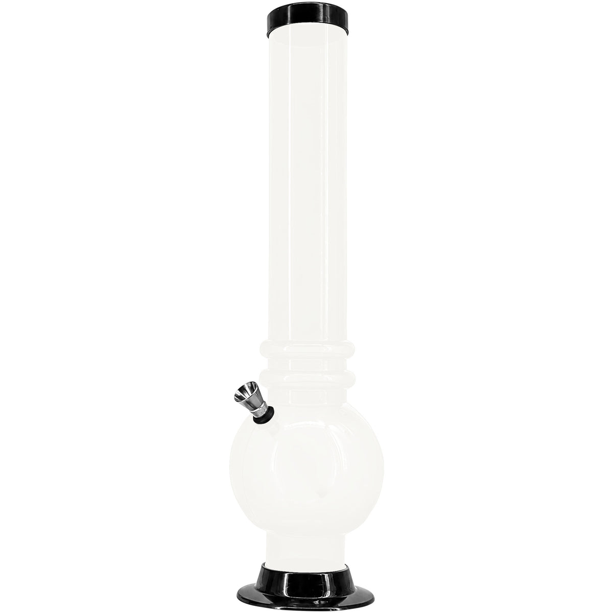 JM Enterprises 12-15" Acrylic Bubble Base Bong - Multiple Colors