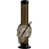 JM Enterprises 12-15" Acrylic Skull Chamber Bong - Multiple Colors