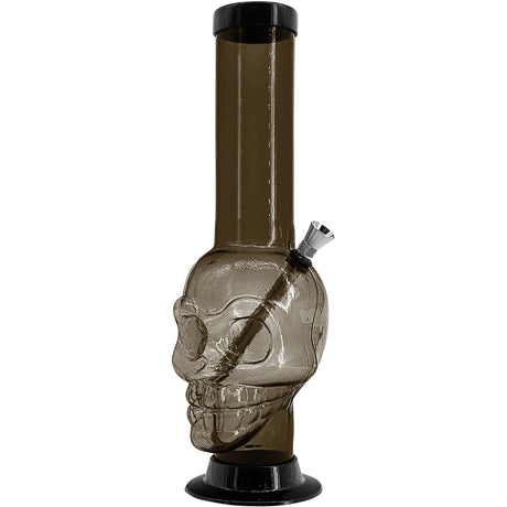 JM Enterprises 12-15" Acrylic Skull Chamber Bong - Multiple Colors