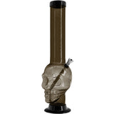 JM Enterprises 12-15" Acrylic Skull Chamber Bong - Multiple Colors