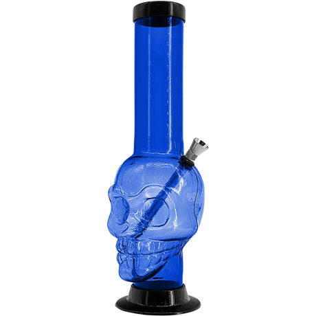 JM Enterprises 12-15" Acrylic Skull Chamber Bong - Multiple Colors