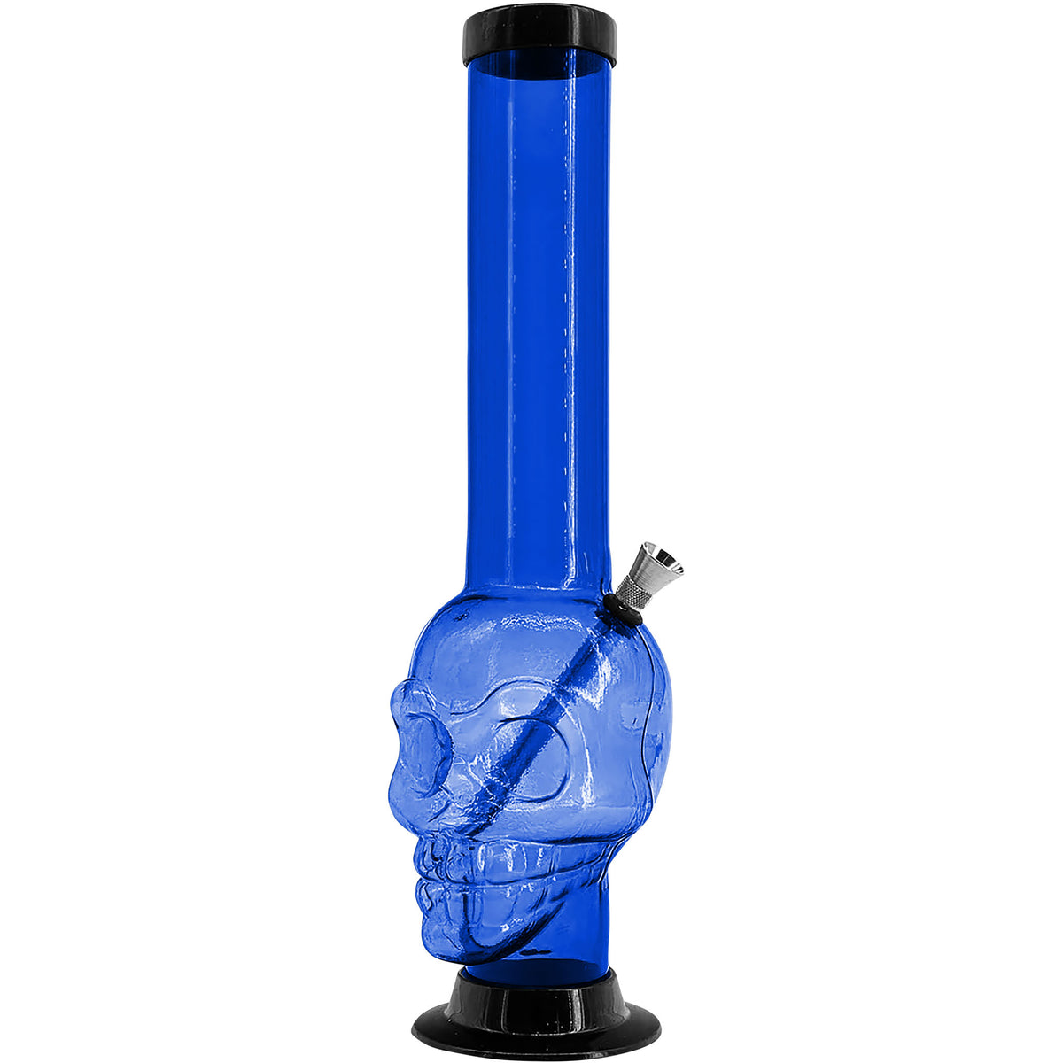 JM Enterprises 12-15" Acrylic Skull Chamber Bong - Multiple Colors