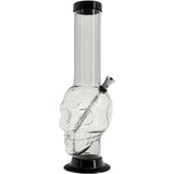 JM Enterprises 12-15" Acrylic Skull Chamber Bong - Multiple Colors