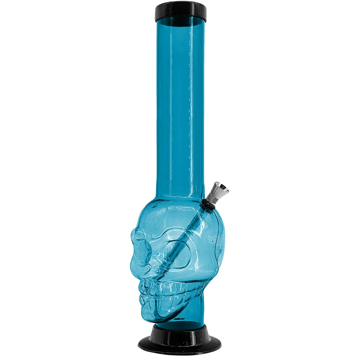JM Enterprises 12-15" Acrylic Skull Chamber Bong - Multiple Colors